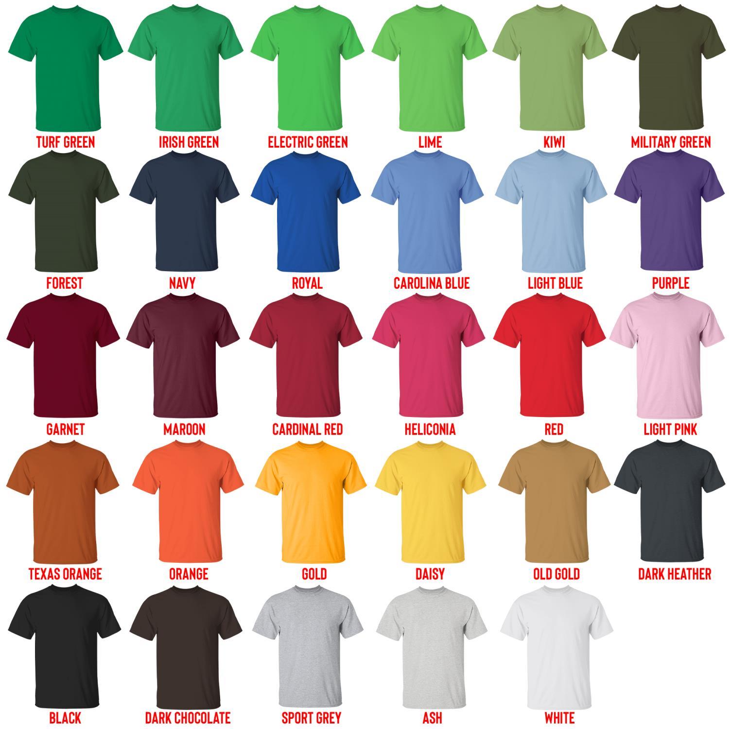 t shirt color chart - My Favorite Murder Merch