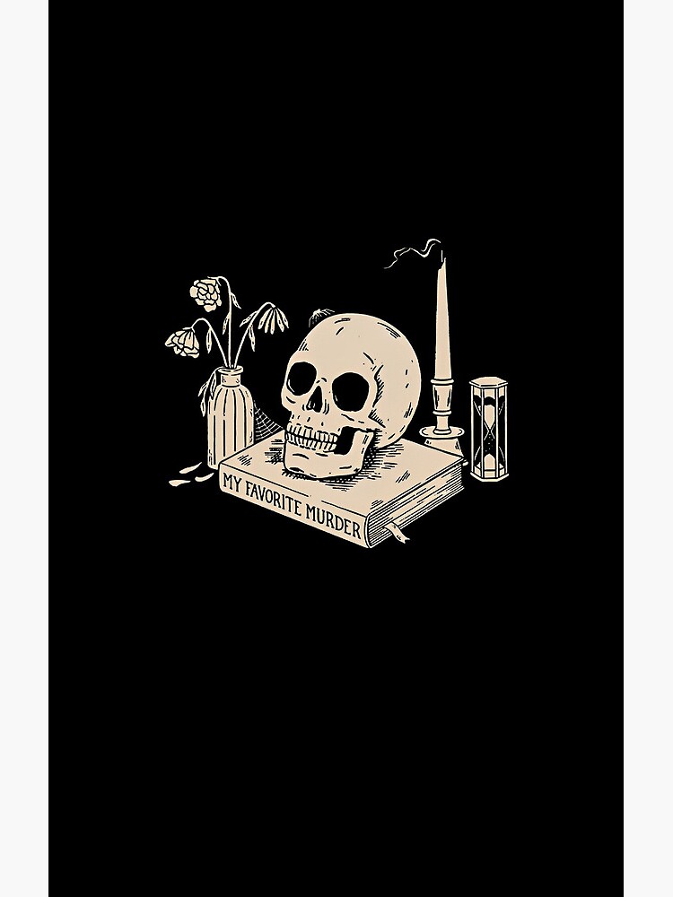 Hot Design My Favorite Murder Retro Shower Curtain - Image 2
