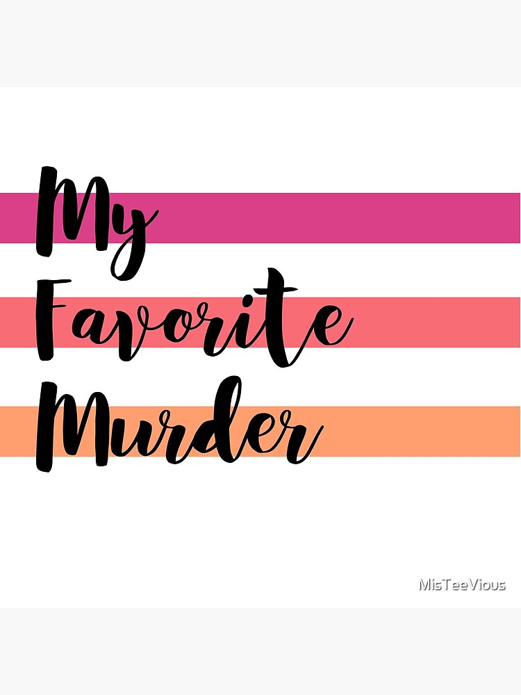 Hot My Favorite Murder Logo Design Tapestry - Image 2