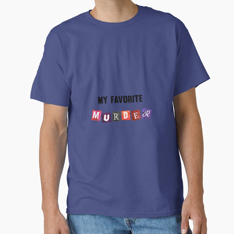 Hot Postcard My Favorite Murder Logo T-shirt - Image 4