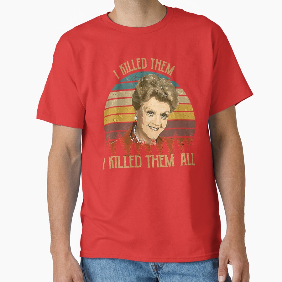 Vintage Murder She Wrote I Killed Them T-shirt - Image 5
