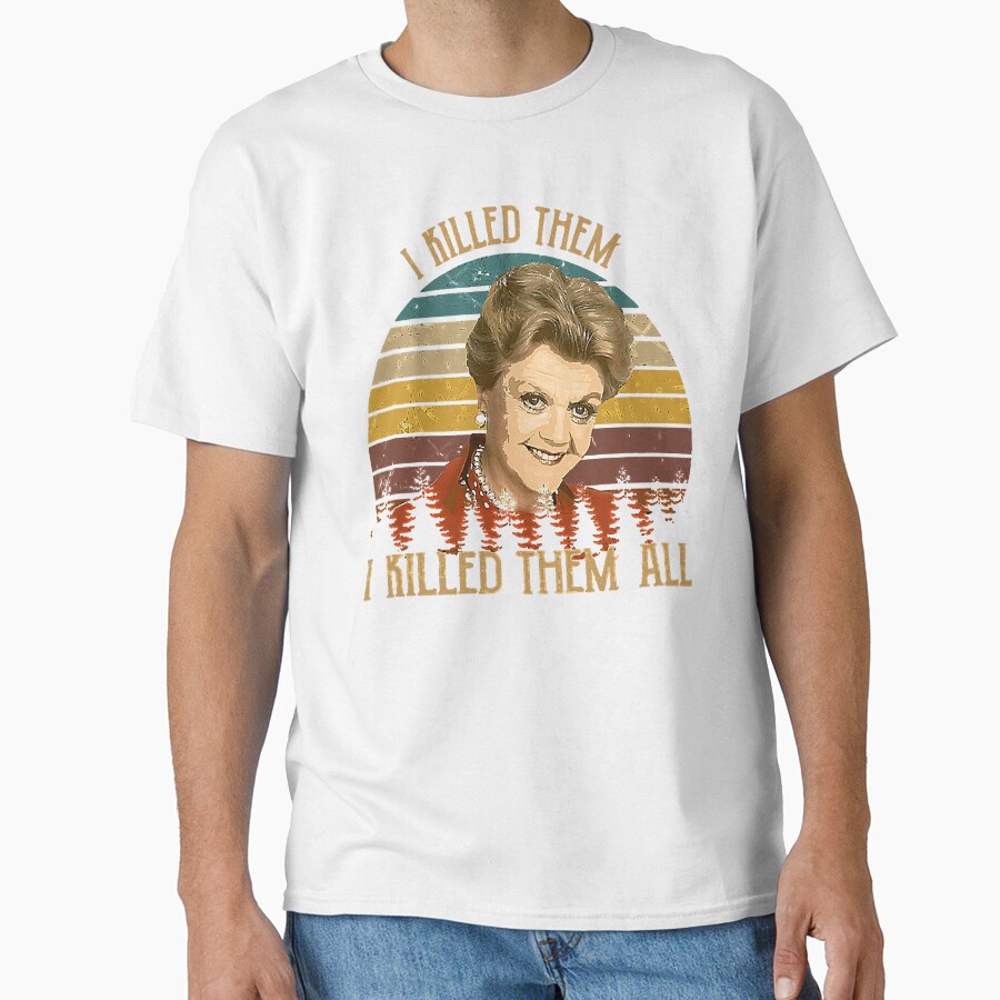 Vintage Murder She Wrote I Killed Them T-shirt - Image 2