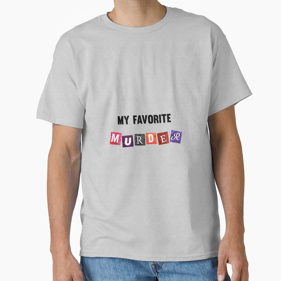 Hot Postcard My Favorite Murder Logo T-shirt - Image 3