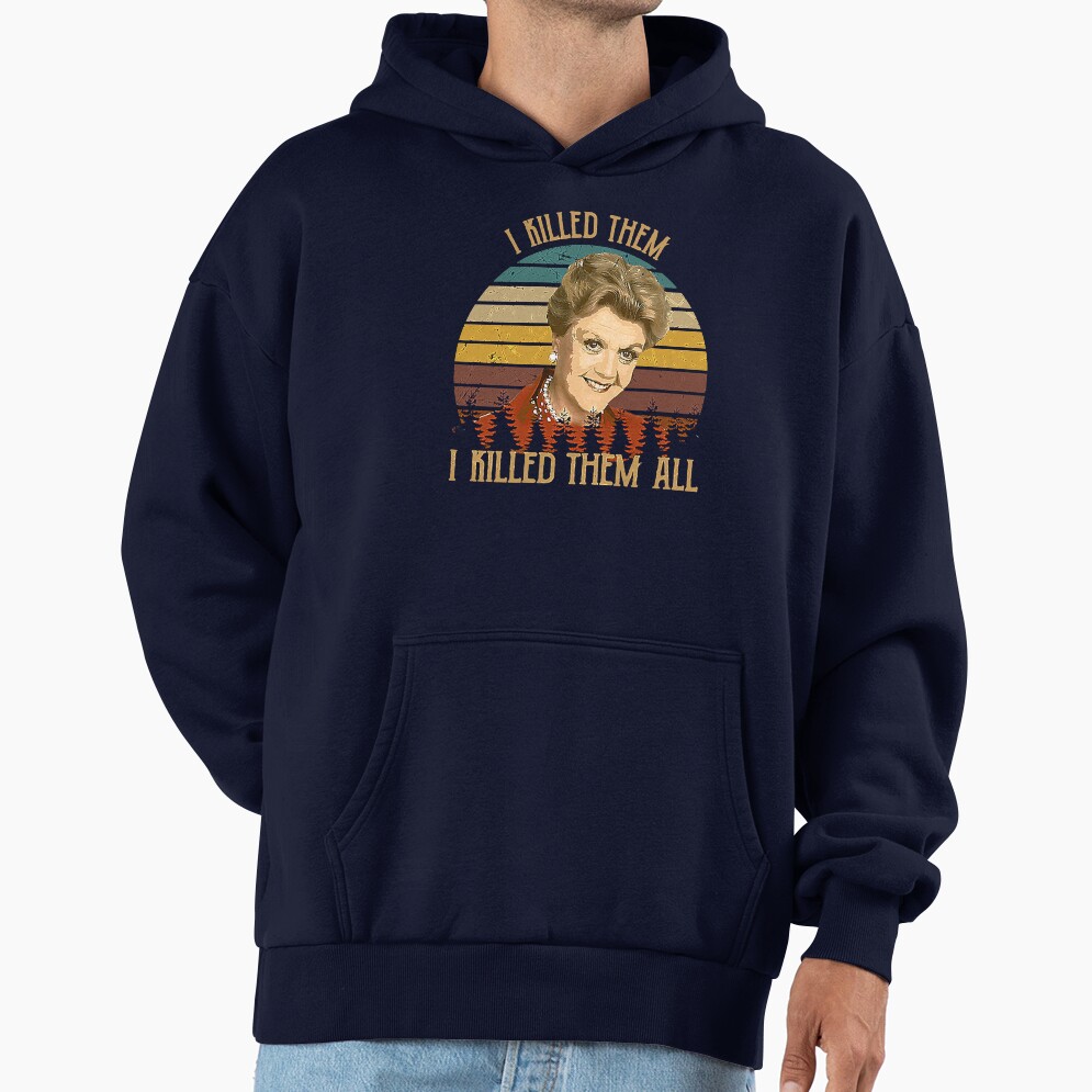 Vintage Murder She Wrote I Killed Them Hoodie - Image 5