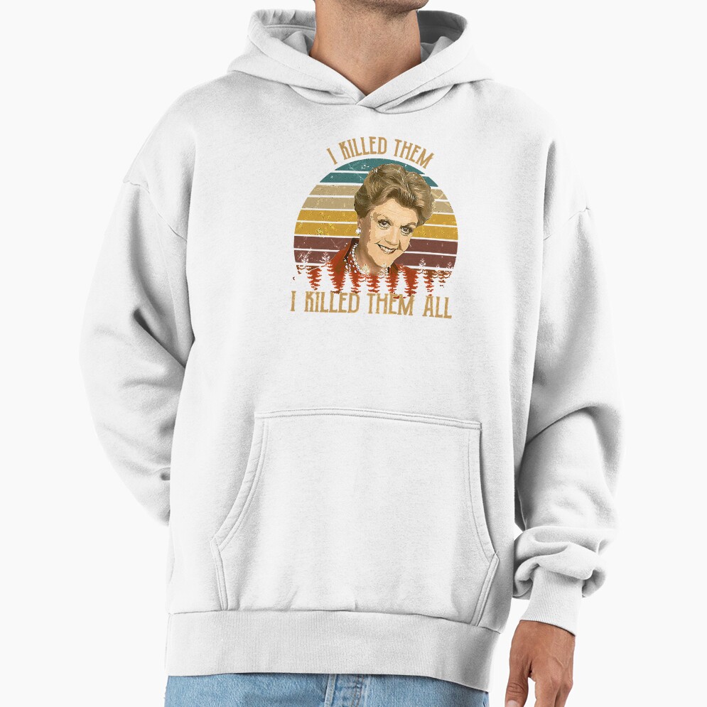 Vintage Murder She Wrote I Killed Them Hoodie - Image 2