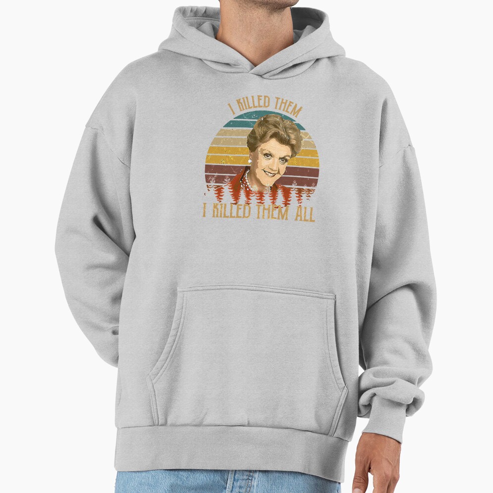 Vintage Murder She Wrote I Killed Them Hoodie - Image 4