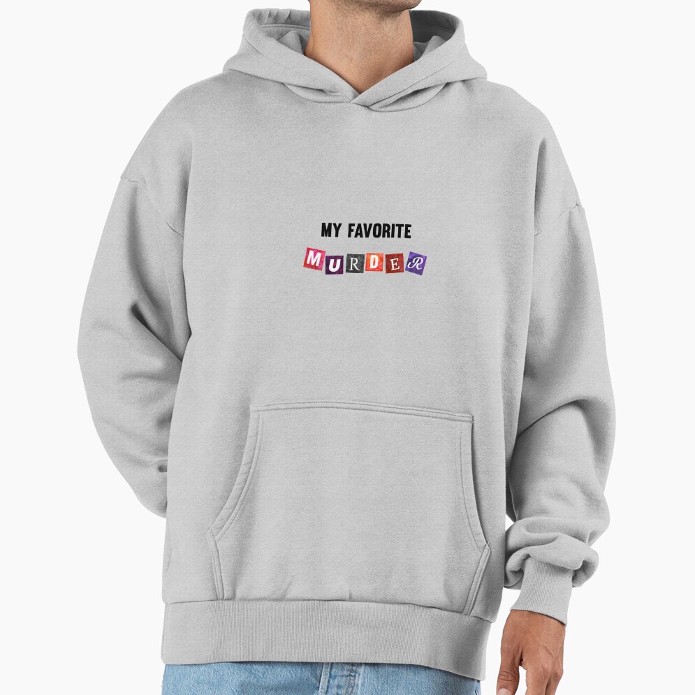 Hot Postcard My Favorite Murder Logo Hoodie - Image 4