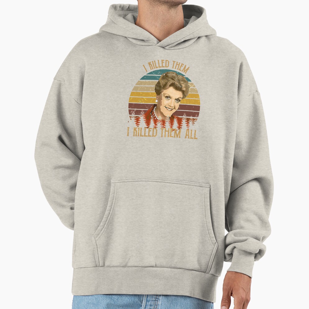 Vintage Murder She Wrote I Killed Them Hoodie - Image 3