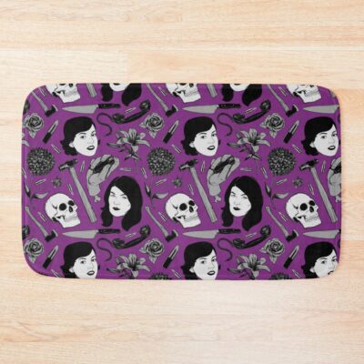 My Favorite Murder True Crime Color Pattern Bath Mat