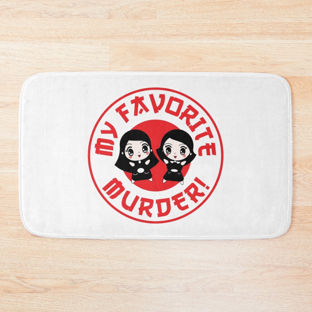 My Favorite Murder Chibi Style Bath Mat