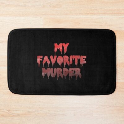 My Favorite Murder Mfm Drippy Logo Bath Mat