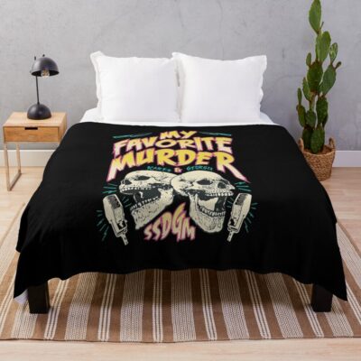 Hot Postcard My Favorite Murder Tour Throw Blanket