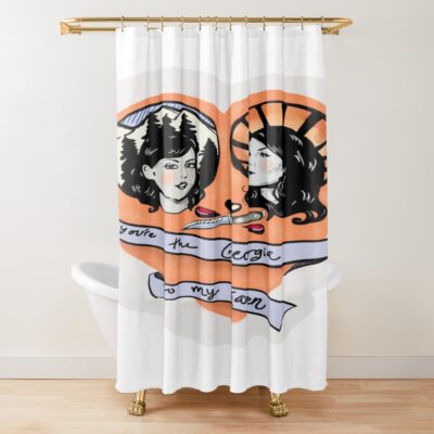 My Favorite Murder Georgia And Karen Shower Curtain
