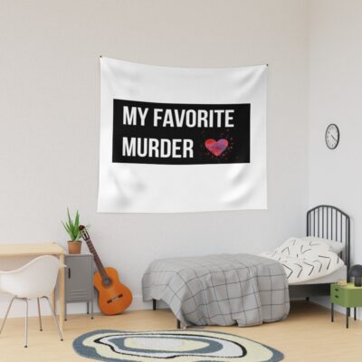 Hot Design My Fave Murder Colorfull Tapestry