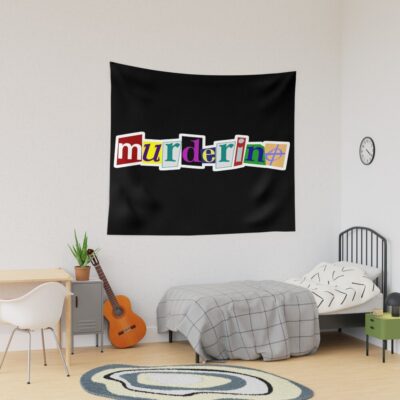 My Favorite Murder Postcard Murderino Tapestry