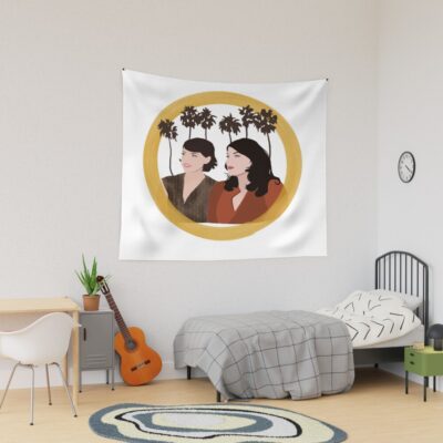 My Favorite Murder Karen And Georgia Fan Art Tapestry
