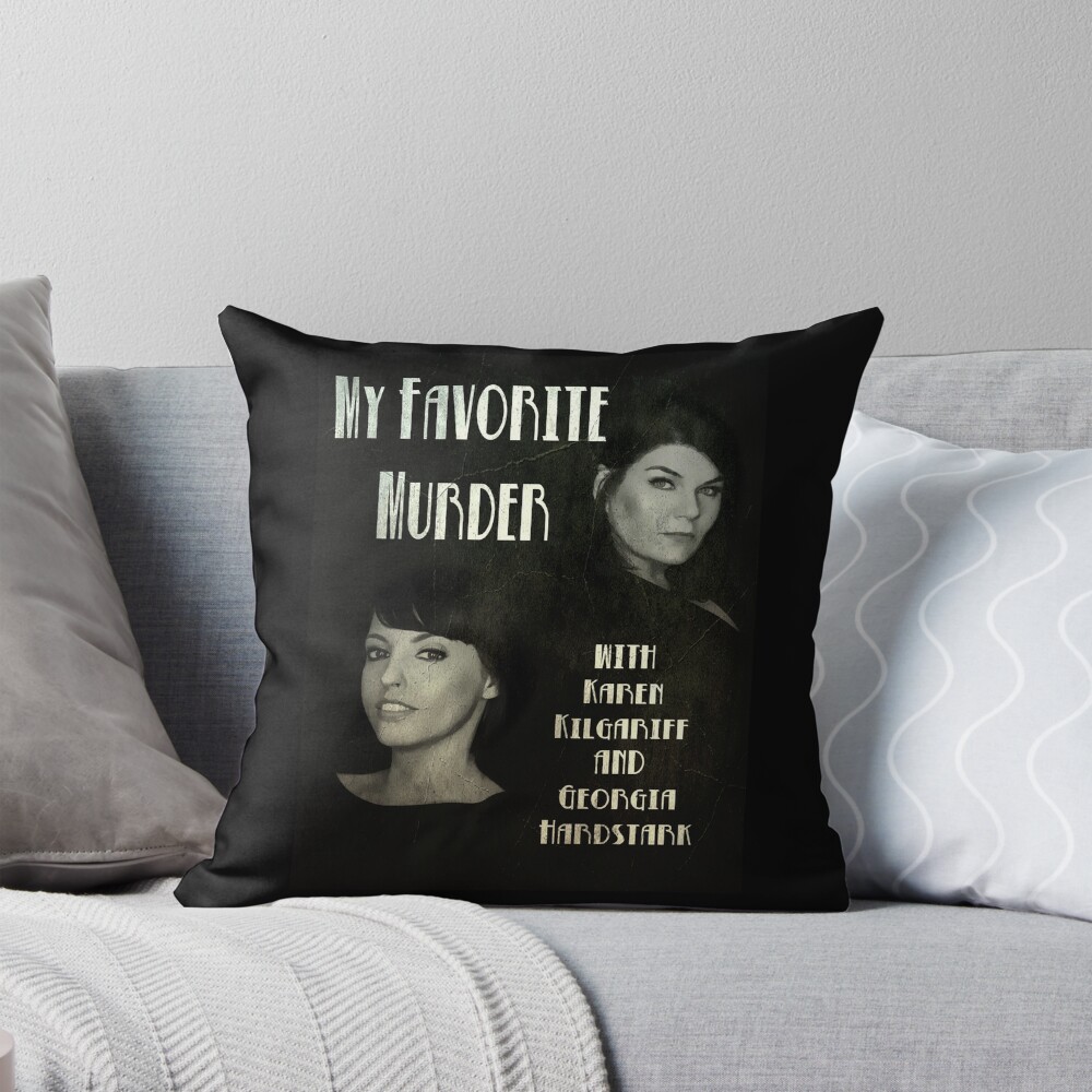 Best Selling My Favorite Murder Noir Movie Throw Pillow