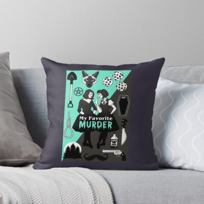 My Favorite Murder Gifts For Music Fans Throw Pillow